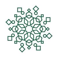 arabisch amerikanisch Erbe Monat Mosaik Design Element vektor