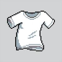 Pixel Kunst Illustration T-Shirt. pixelig T-Shirt. T-Shirt Mode pixelig zum das Pixel Kunst Spiel und Symbol zum Webseite und Spiel. alt Schule retro. vektor