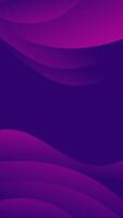 machen ein Fett gedruckt Einschlag mit diese beschwingt Gradient Welle Hintergrund. Wellen im violett und dunkel Blau zum Webseite Hintergründe, Flyer, Poster, und Sozial Medien Beiträge vektor