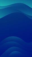 modern Vertikale abstrakt Gradient Welle Hintergrund mit beschwingt Grün und Blau Gradient Wellen. perfekt zum Webseite Hintergründe, Flyer, Poster, und Sozial Medien Beiträge vektor