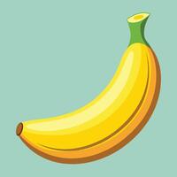 Banane auf Hand gezeichnet Karikatur Illustration vektor