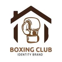 boxning logotyp design fil för grafisk designer eller webb utvecklare vektor