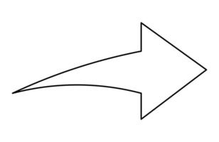 proffs riktning symbol vektor