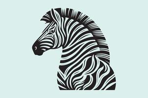 schön Zebra Illustration kostenlos herunterladen vektor