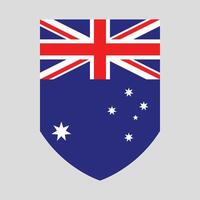 Australien Flagge im Schild gestalten Rahmen vektor