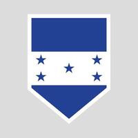 Honduras Flagge im Schild gestalten Rahmen vektor