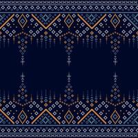 indisch Kleider Muster Design zum , modern indisch Textil- . ein geometrisch traditionell ethnisch Muster Ikat nahtlos Muster Rand abstrakt Design vektor