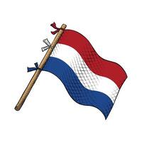 nederländerna Land flagga vektor