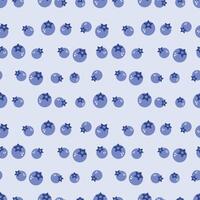 blåbär frukt seamless mönster vektor