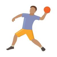 dodgeball ikon ClipArt avatar logotyp isolerat illustration vektor