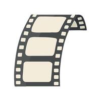 Film Streifen Symbol Clip Art Benutzerbild Logo isoliert Illustration vektor