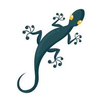 Gecko Symbol Clip Art Benutzerbild Logo isoliert Illustration vektor
