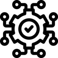 diese Symbol oder Logo künstlich Intelligenz und Wolke Daten Symbol oder andere wo alles verbunden zu Technologie und Andere oder Design Anwendung Software vektor