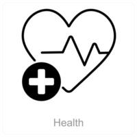 hälsa och medicin ikon begrepp vektor