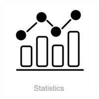 statistik och analysera ikon begrepp vektor