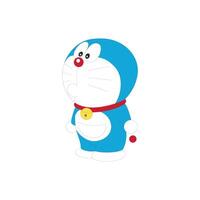 kreativ Doraemon tecknad serie karaktär japansk anime vektor
