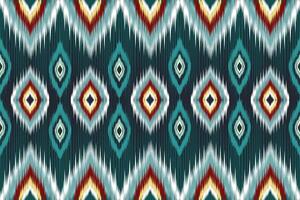 afrikansk ikat paisley broderi.geometrisk etnisk orientalisk sömlös mönster traditionell.aztec stil abstrakt illustration.design för textur, tyg, kläder, inslagning, dekoration, matta.boho stil vektor