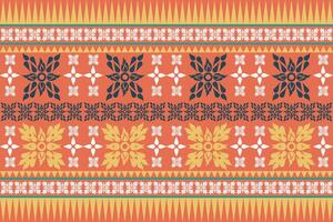 Stoff geometrisch ethnisch Muster, einheimisch amerikanisch Stammes- Stoff, Fliese, Teppich, , Illustration Design, auf Marine Blau Hintergrund vektor