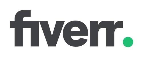 fiverr logotyp. uppkopplad plattform för frilansare vektor