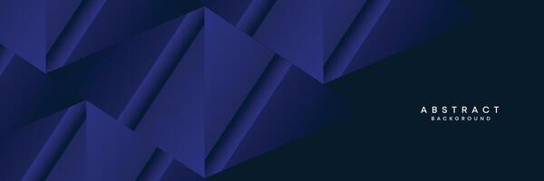 dunkel Blau, schwarz abstrakt technologisch modern geometrisch Banner Hintergrund. dunkel Marine Blau Gradient Netz Header, Werbung Banner Design zum Unternehmen, Geschäft, Party, Seminar, festlich Hintergrund vektor