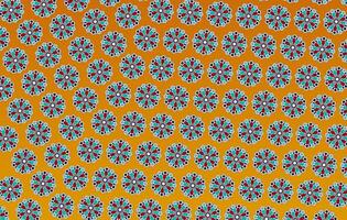 abstrakt Mandala Blumen- Muster Design vektor