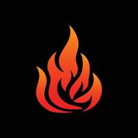 Flamme Feuer Logo Vorlage, Flamme Feuer Logo Element, Flamme Feuer Logo Illustration vektor