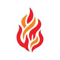 Flamme Feuer Logo Vorlage, Flamme Feuer Logo Element, Flamme Feuer Logo Illustration vektor