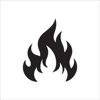 Flamme Feuer Logo Vorlage, Flamme Feuer Logo Element, Flamme Feuer Logo Illustration vektor