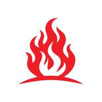 Flamme Feuer Logo Vorlage, Flamme Feuer Logo Element, Flamme Feuer Logo Illustration vektor