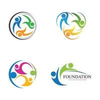 Stiftung Logo und Symbol vektor