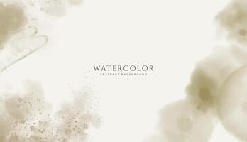 abstrakt horisontell vattenfärg bakgrund. neutral ljus färgad tömma Plats bakgrund illustration vektor