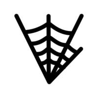 Spindel webb ikon, halloween på en vit bakgrund vektor