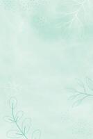 Aquarell Licht Grün Frühling Vertikale abstrakt Hintergrund, Digital malen. Hand gemalt abstrakt Aquarell Hintergrund mit Blumen und Blätter, Illustration vektor