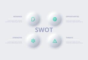 neumorphisch Flussdiagramm Infografik. kreativ Konzept zum Infografik mit 4 Schritte, Optionen, Teile oder Prozesse. Vorlage zum Diagramm, Graph, Präsentation und Diagramm. vektor