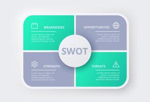 neumorphisch Flussdiagramm Infografik. kreativ Konzept zum Infografik mit 4 Schritte, Optionen, Teile oder Prozesse. Vorlage zum Diagramm, Graph, Präsentation und Diagramm. vektor