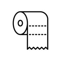 Toilette Gewebe Symbol Design Vorlagen einfach und modern Konzept vektor