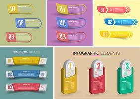 moderne Textfeld-Vorlage, Infografik-Banner vektor