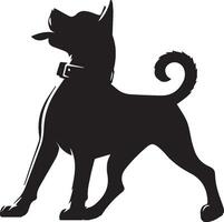 Hund Silhouette Satz. Hund Illustration vektor