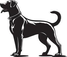 Hund Silhouette Satz. Hund Illustration vektor