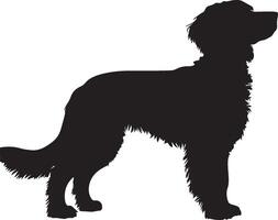 Hund Silhouette Satz. Hund Illustration vektor