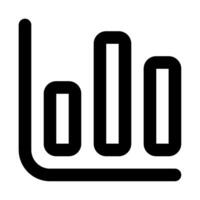 Diagramm Symbol zum uiux, Netz, Anwendung, Infografik, usw vektor