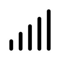 Signal Symbol zum uiux, Netz, Anwendung, Infografik, usw vektor