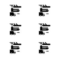 Lieferung Symbole. Logistik . Illustration. vektor