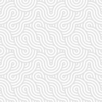 wellig orientalisch Muster, elegant geometrisch abstrakt Hintergrund Weiß und grau Hintergrund Design vektor