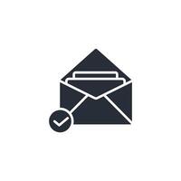 Briefumschlag Mail Symbol. .bearbeitbar Hub.linear Stil Zeichen zum verwenden Netz Design, Logo, Symbol Illustration. vektor