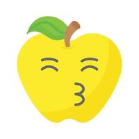 küssen Emoji Design, bereit zu verwenden Symbol vektor