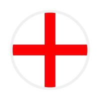 England National Flagge entworfen zum Europa Fußball Meisterschaft im 2024 vektor
