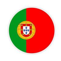 Portugal National Flagge entworfen zum Europa Fußball Meisterschaft im 2024 vektor