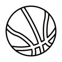 basketboll linje ikon design vektor