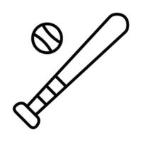 Baseball Linie Symbol Design vektor